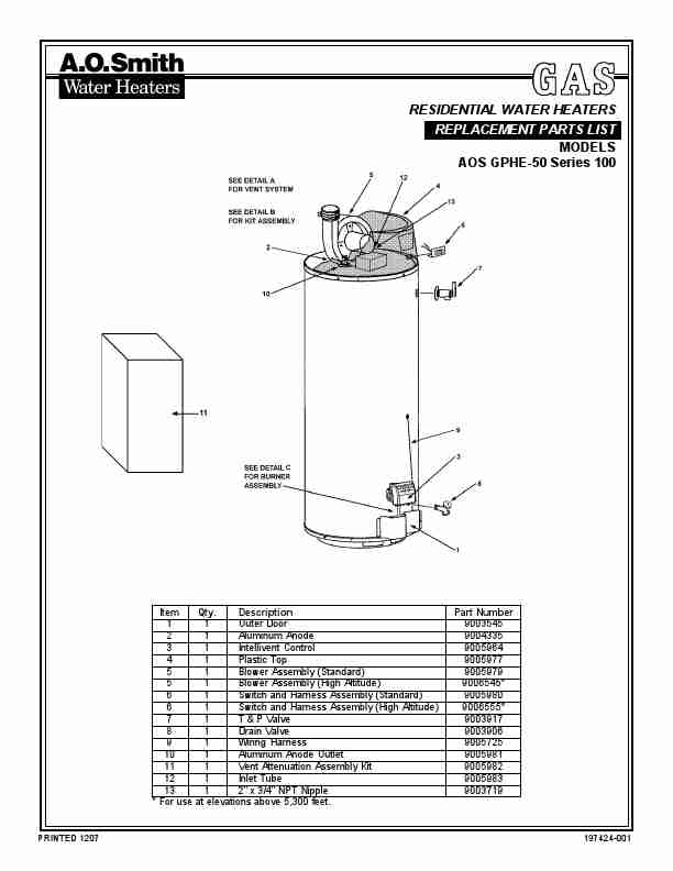 A O  Smith Water Heater AOS GPHE-50-page_pdf